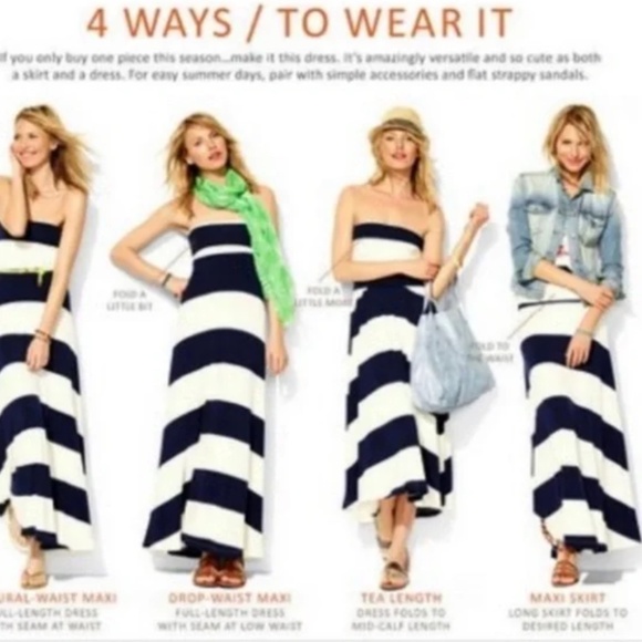 Gap Convertible Striped Maxi Dress - Picture 6 of 6
